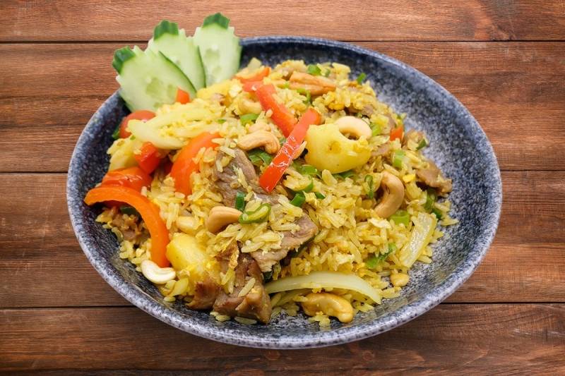 Pineapple fried rice