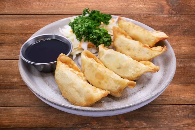 Crispy Chicken Gyoza