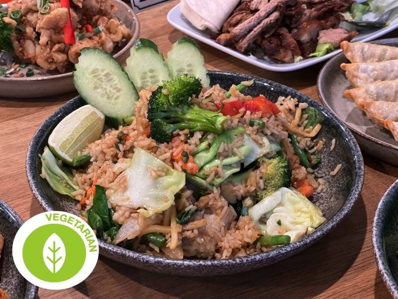 Fried Rice Kee mao Vegetarian