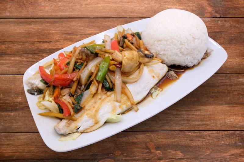 Sea Bass with Ginger